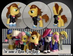Size: 828x639 | Tagged: safe, imported from derpibooru, con mane, derpy hooves, donut joe, fluttershy, photo finish, powder rouge, rarity, pony, bridesmaid fluttershy, brushable, customized toy, irl, photo, rose tyler, toy