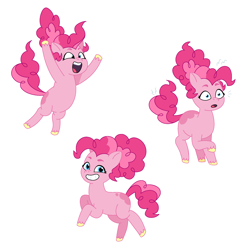 Size: 2048x2048 | Tagged: safe, artist:dazzle, imported from derpibooru, pinkie pie, chubby, curly mane, fat, female, g4 to g5, g5, generation leap, mare, my little pony: tell your tale, pinkie sense, poses, pudgy pie, simple background, unshorn fetlocks, white background