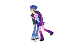 Size: 1904x1064 | Tagged: safe, edit, edited screencap, imported from derpibooru, screencap, flash sentry, twilight sparkle, equestria girls, background removed, duo, duo male and female, female, hug, male, my little pony equestria girls, simple background, transparent background