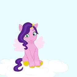 Size: 2048x2048 | Tagged: safe, artist:qeinone, imported from derpibooru, pipp petals, pegasus, pony, female, g5, mare, smiling