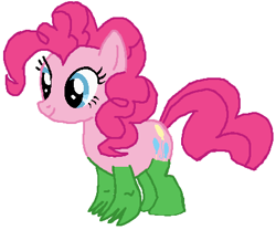 Size: 419x349 | Tagged: safe, artist:qjosh, imported from derpibooru, gummy, pinkie pie, alligator, earth pony, pony, character to character, female, solo, transformation, transformation sequence