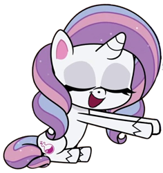 Size: 453x480 | Tagged: safe, edit, edited screencap, imported from derpibooru, screencap, potion nova, unicorn, my little pony: pony life, background removed, eyes closed, horn, simple background, solo, transparent background