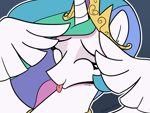 Size: 1633x1231 | Tagged: safe, artist:icey, imported from derpibooru, princess celestia, alicorn, pony, :p, ah eto bleh, cake, cakelestia, cute, cutelestia, female, food, mare, meme, ponified meme, sillestia, silly, silly pony, smiling, tongue out, wing hands, wings