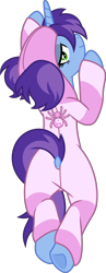 Size: 1936x5000 | Tagged: safe, artist:moliminous, oc, oc:cher nobyl, pony, clothes, female, from behind, hooves, mare