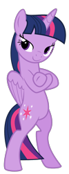 Size: 1621x4047 | Tagged: safe, artist:terrebonnerobbi, imported from derpibooru, twilight sparkle, alicorn, pony, bipedal, female, fresh princess and friends' poses, fresh princess of friendship, mare, simple background, solo, transparent background, twilight sparkle (alicorn)