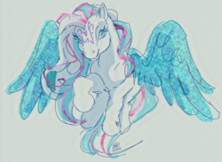 Size: 738x541 | Tagged: artist needed, safe, imported from twibooru, star catcher, pegasus, pony, image, png, simple background, solo