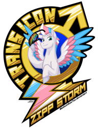 Size: 720x937 | Tagged: safe, artist:texasuberalles, imported from derpibooru, zipp storm, pegasus, pony, colored hooves, colored wings, cutie mark, g5, grin, hoof hold, hooves, looking at you, male, male symbol, pride, pride flag, simple background, smiling, solo, stallion, sunglasses, trans male, transgender, transgender pride flag, white background, wings