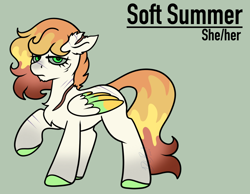 Size: 1348x1048 | Tagged: safe, artist:bluemoon, imported from derpibooru, oc, oc only, oc:soft summer, pegasus, pony, fallout equestria, dashite, female, mare, scar, solo, solo female, torn ear, trans female, transgender