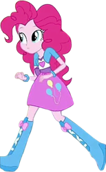 Size: 1548x2520 | Tagged: safe, edit, edited screencap, editor:homersimpson1983, imported from derpibooru, screencap, pinkie pie, human, equestria girls, background removed, female, not a vector, solo