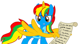 Size: 1982x1128 | Tagged: safe, artist:shieldwingarmorofgod, imported from derpibooru, oc, oc:shield wing, alicorn, alicorn oc, checklist, colored wings, horn, male, simple background, solo, transparent background, wing hands, wings