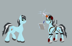 Size: 1247x799 | Tagged: safe, artist:antonesko, oc, oc only, pony, clipboard, female, glasses, mare, pen