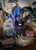 Size: 3638x5020 | Tagged: safe, imported from derpibooru, princess luna, bread, dairy queen, food, french fries, irl, otaku date, otaku dinner, photo, plushie, solo