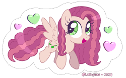 Size: 854x529 | Tagged: safe, artist:lullapiies, imported from derpibooru, oc, oc:lullapie, pegasus, pony, chibi, female, mare, solo