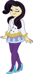 Size: 686x1521 | Tagged: safe, artist:prixy05, imported from derpibooru, rarity, human, female, human coloration, humanized, light skin, simple background, solo, transparent background, vector