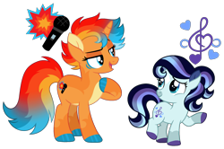 Size: 2142x1426 | Tagged: safe, artist:strawberry-spritz, imported from derpibooru, oc, oc only, pony, unicorn, female, filly, foal, horn, magical lesbian spawn, mare, offspring, parent:coloratura, parent:flash sentry, parent:rarity, parent:sunset shimmer, parents:flashimmer, parents:rararararara, simple background, transparent background