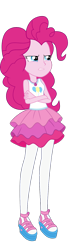 Size: 468x1492 | Tagged: safe, artist:blockslikepl, imported from derpibooru, pinkie pie, human, equestria girls, female, simple background, solo, transparent background, vector