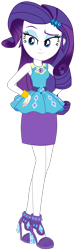 Size: 1600x5360 | Tagged: safe, artist:lobo299, imported from derpibooru, rarity, human, equestria girls, female, rarity peplum dress, simple background, solo, transparent background