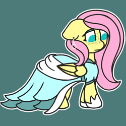 Size: 1280x1280 | Tagged: safe, artist:charleyhorsey, imported from derpibooru, fluttershy, pegasus, pony, clothes, dress, ear piercing, female, freckles, mare, piercing, solo