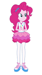 Size: 838x1492 | Tagged: safe, artist:blockslikepl, imported from derpibooru, pinkie pie, human, equestria girls, female, simple background, solo, transparent background