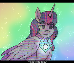 Size: 1415x1200 | Tagged: safe, artist:bluefinarts, imported from derpibooru, twilight sparkle, alicorn, pony, 2022, crystal, earth pony crystal, female, folded wings, g5, growing pains, hologram, horn, mare, my little pony: make your mark, my little pony: make your mark chapter 2, pegasus crystal, prisbeam, scene interpretation, solo, unicorn crystal, unity crystals, wings