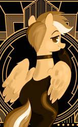 Size: 1024x1666 | Tagged: safe, artist:optimus, rainbow dash, pegasus, pony, art pack:nuclear neighs and deco days, female, looking at you, looking back, looking back at you, mare, sepia