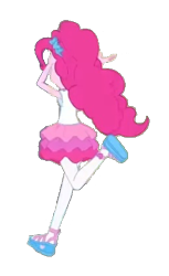 Size: 260x424 | Tagged: safe, artist:blockslikepl, edit, edited screencap, imported from derpibooru, screencap, pinkie pie, human, equestria girls, background removed, female, simple background, solo, transparent background