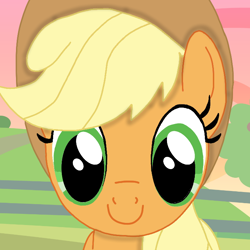 Size: 720x720 | Tagged: safe, imported from derpibooru, applejack, earth pony, pony, applejack's hat, avatar, base used, cowboy hat, female, free to use, hat, icon, smiling, solo, solo female