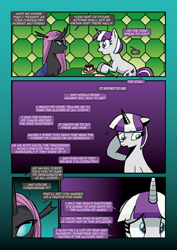 Size: 1920x2715 | Tagged: safe, artist:alexdti, artist:v-nico, imported from derpibooru, twilight velvet, oc, changeling, pony, comic:alicorn of magic, comic