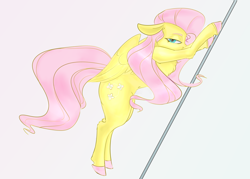 Size: 2800x2000 | Tagged: safe, artist:heavenless, imported from derpibooru, fluttershy, bedroom eyes, bipedal, looking at you