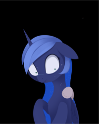 Size: 1675x2092 | Tagged: safe, artist:dusthiel, imported from derpibooru, princess luna, pony, atg 2024, floppy ears, hooves, newbie artist training grounds, pinpoint eyes
