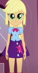 Size: 490x936 | Tagged: safe, artist:qbert2kcat, imported from derpibooru, applejack, equestria girls, solo