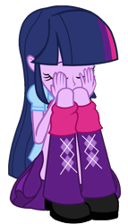 Size: 609x1061 | Tagged: artist needed, safe, imported from derpibooru, twilight sparkle, equestria girls, crying, my little pony equestria girls, simple background, solo, transparent background, vector