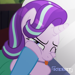 Size: 1280x1280 | Tagged: safe, edit, edited screencap, imported from derpibooru, screencap, starlight glimmer, trixie, duo, duo female, female, lesbian, shipping, startrix