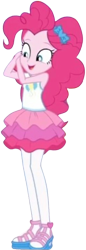 Size: 869x2520 | Tagged: safe, edit, edited screencap, editor:homersimpson1983, imported from derpibooru, screencap, pinkie pie, human, equestria girls, background removed, female, not a vector, simple background, solo, transparent background