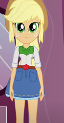 Size: 490x936 | Tagged: safe, artist:qbert2kcat, imported from derpibooru, applejack, human, equestria girls, clothes, cowboy hat, female, hat, solo