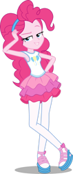 Size: 1024x2413 | Tagged: safe, artist:alandssparkle, imported from derpibooru, pinkie pie, human, equestria girls, female, simple background, solo, transparent background, vector