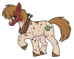 Size: 1050x843 | Tagged: safe, artist:galacticjaguar, imported from derpibooru, big macintosh, earth pony, pony, blaze (coat marking), coat markings, facial markings, looking at you, male, raised hoof, simple background, solo, stallion, transparent background