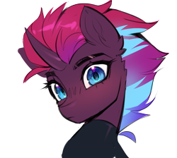 Size: 844x755 | Tagged: safe, artist:vensual99, imported from derpibooru, oc, oc:tempest revenant, pony, unicorn, bust, horn, looking at you, solo