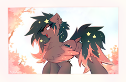 Size: 1536x1002 | Tagged: safe, alternate version, artist:kejifox, imported from derpibooru, oc, oc only, oc:star universe, pegasus, pony, butt, chest fluff, dock, ear fluff, featureless crotch, female, looking at you, looking back, looking back at you, mare, open mouth, open smile, pegasus oc, plot, smiling, solo, tail, wings