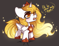 Size: 2500x1965 | Tagged: safe, artist:cloud-fly, imported from derpibooru, daybreaker, alicorn, pony, cute, female, filly, filly daybreaker, foal, solo, weapons-grade cute, younger