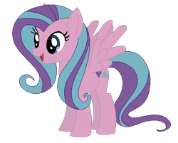 Size: 490x394 | Tagged: safe, artist:selenaede, artist:user15432, imported from derpibooru, flitterheart, pegasus, pony, base used, blue eyes, generation leap, not fluttershy, open mouth, purple coat, purple mane, purple tail, recolor, simple background, solo, tail, transparent background