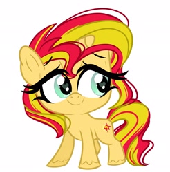 Size: 2013x2048 | Tagged: safe, artist:emberslament, imported from derpibooru, sunset shimmer, pony, unicorn, my little pony: pony life, female, g4 to g4.5, generation leap, heart, heart eyes, high res, horn, mare, simple background, solo, transparent background, wingding eyes