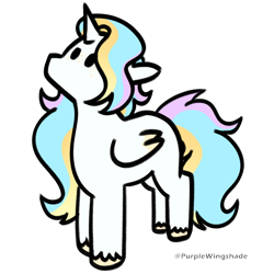 Size: 3000x3000 | Tagged: safe, artist:purple wingshade, imported from derpibooru, oc, oc only, oc:rain shine, alicorn, pony, female, mare, solo