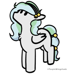 Size: 3000x3000 | Tagged: safe, artist:purple wingshade, imported from derpibooru, oc, oc only, oc:river chime, pegasus, pony, female, mare, solo