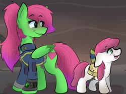 Size: 2048x1535 | Tagged: safe, artist:doodle-hooves, oc, oc only, pony, bag, female, filly oc, mare, saddle bag