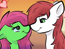 Size: 2048x1535 | Tagged: safe, artist:doodle-hooves, oc, oc only, pony, female, looking at each other, male, mare, stallion