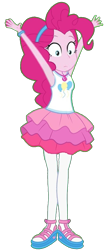 Size: 612x1394 | Tagged: safe, artist:blockslikepl, edit, edited screencap, imported from derpibooru, screencap, pinkie pie, human, equestria girls, background removed, female, not a vector, simple background, solo, transparent background