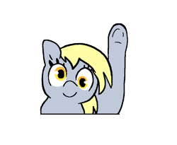 Size: 846x693 | Tagged: safe, derpy hooves, pegasus, pony, female, mare, raised hoof, simple background, solo, transparent background