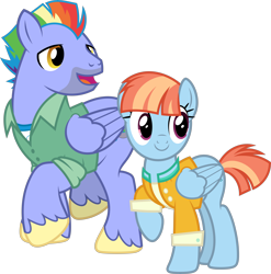 Size: 10538x10667 | Tagged: safe, artist:starryshineviolet, edit, imported from derpibooru, bow hothoof, windy whistles, pegasus, pony, parental glideance, absurd resolution, clothes, duo, duo male and female, female, folded wings, jacket, looking back, male, mare, open mouth, raised hoof, shipping, shirt, simple background, stallion, straight, transparent background, unshorn fetlocks, vector, windyhoof, wings