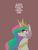 Size: 1200x1600 | Tagged: safe, artist:darkdoomer, princess celestia, alicorn, pony, bust, crown, featured image, female, horn, jewelry, keep calm and carry on, mare, minimalist, modern art, peytral, portrait, poster, propaganda, regalia, simple background, solo